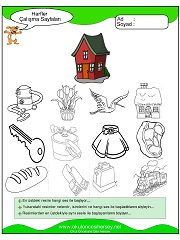 E Sesi Çalışma Sayfaları